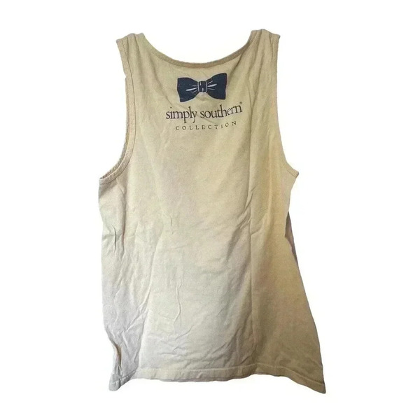 SIMPLY SOUTHERN SIZE SMALL TANK SHIRT WITH HEY YALL - Picture 3 of 3